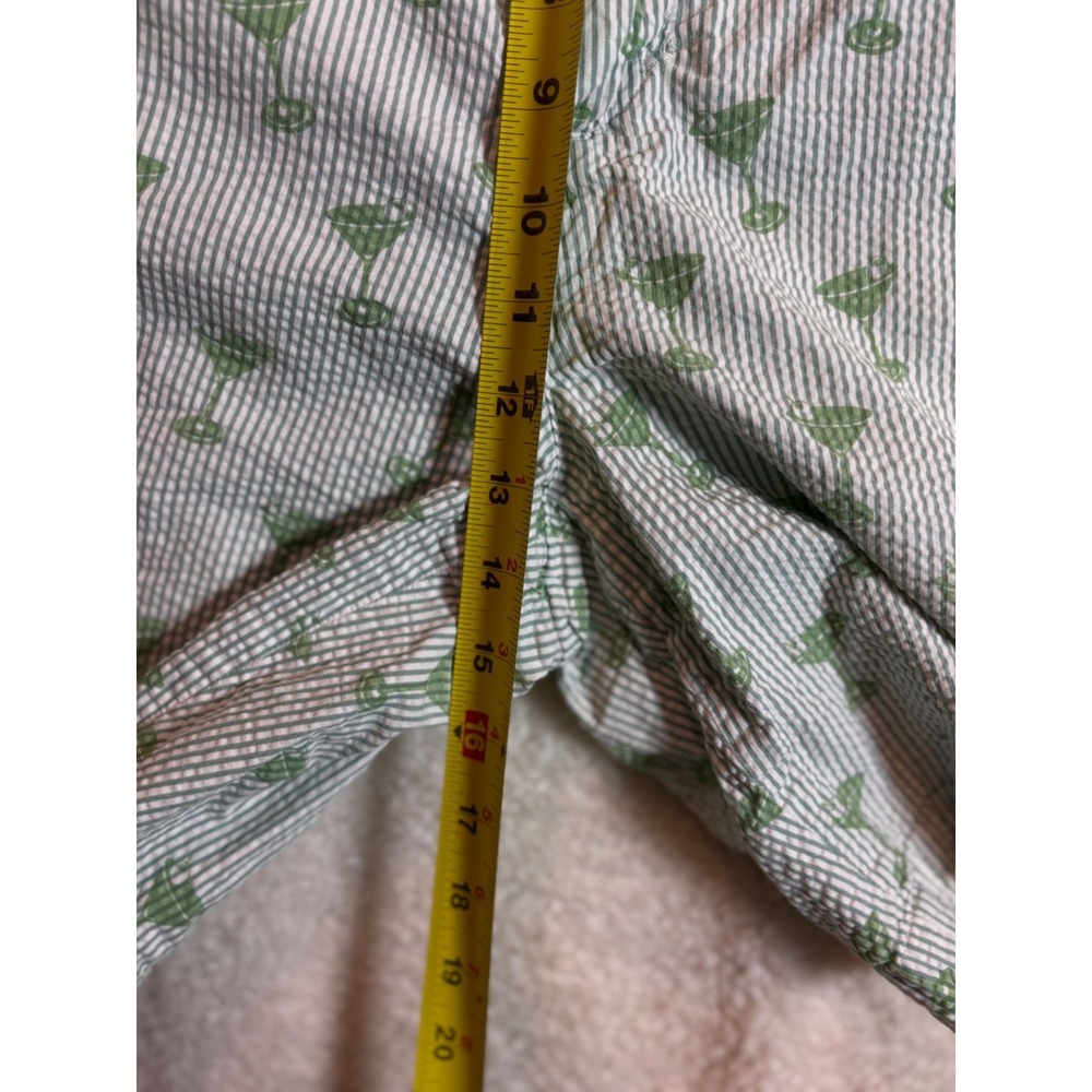 Brooks Brothers Mens Seersucker Martini Print Shorts Size 38 - Picture 14 of 14
